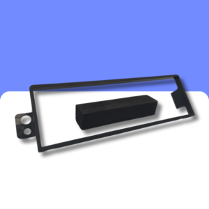 Daewoo and Chevrolet Kalos (03-08) Single DIN car radio fascia adapter panel (MATT BLACK)