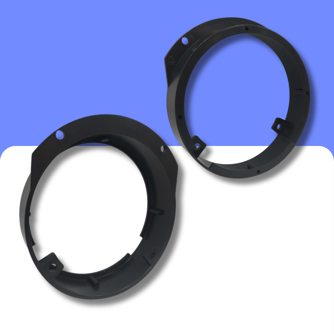 Peugeot, Citroen (2008-2017) 165mm Rear Door speaker adapter panels rings - Image 2