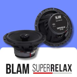BLAM Super Relax SR165C 165mm (6.5inch) Hi-efficiency 3-Ohm 2-Way Coaxial speakers (PAIR)