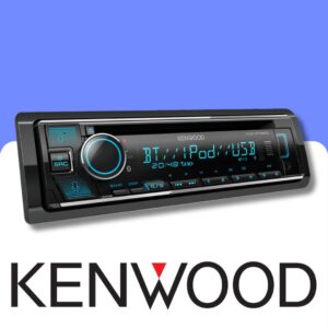 Kenwood KDC-BT665U Single DIN car radio head unit with Bluetooth, USB and CD Player