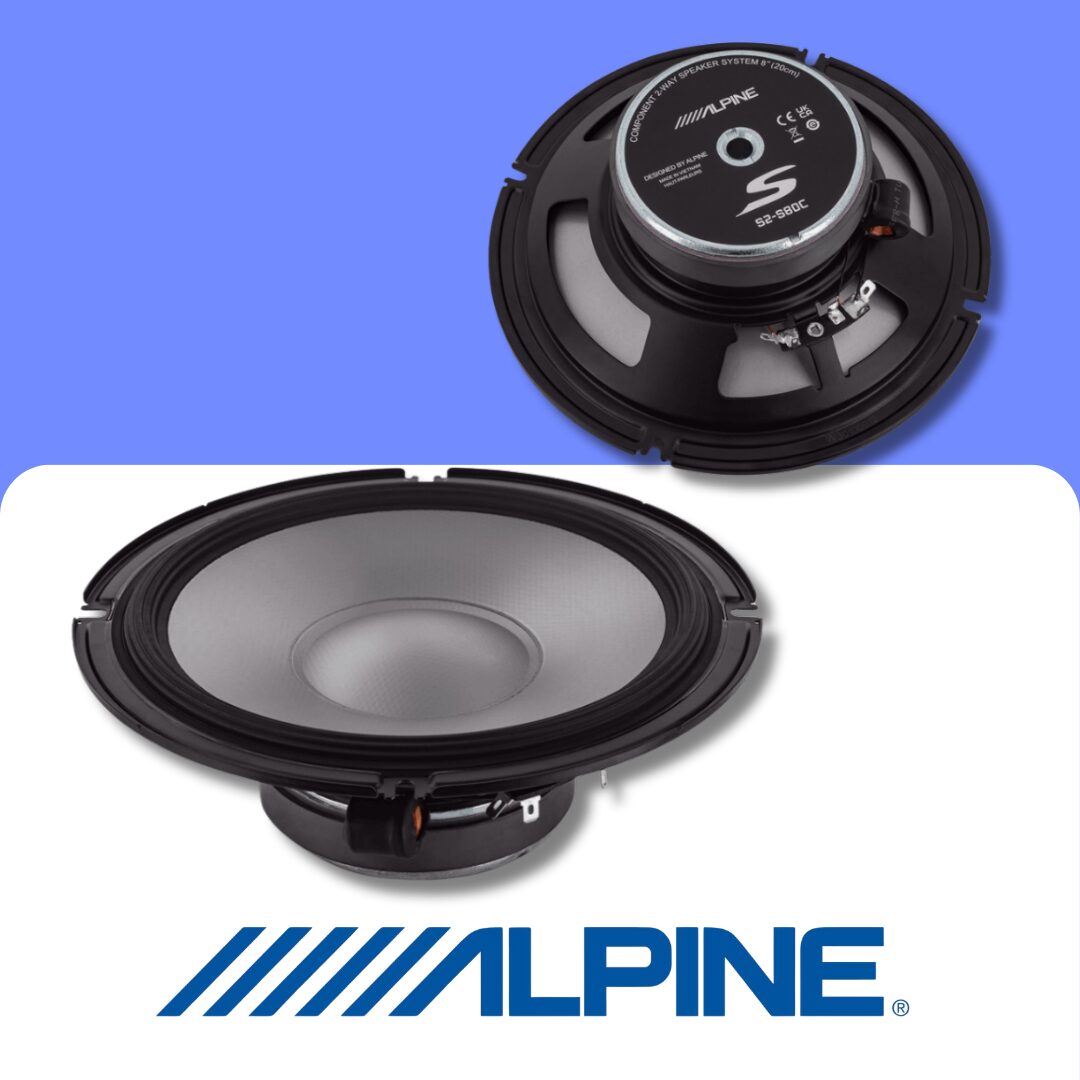Alpine S2-S80C 200mm (8inch) 260W Component Speakers - Image 2