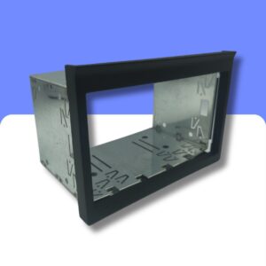 Porsche 911 (996) and Boxster (986) 1996-2004 Double DIN car radio cage fit fascia adapter panel (MATT BLACK)