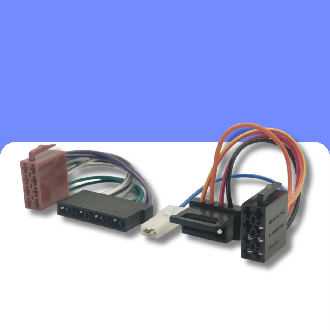 Mercedes Pre-1993 4pin DIN car radio ISO adapter cable lead - Image 2