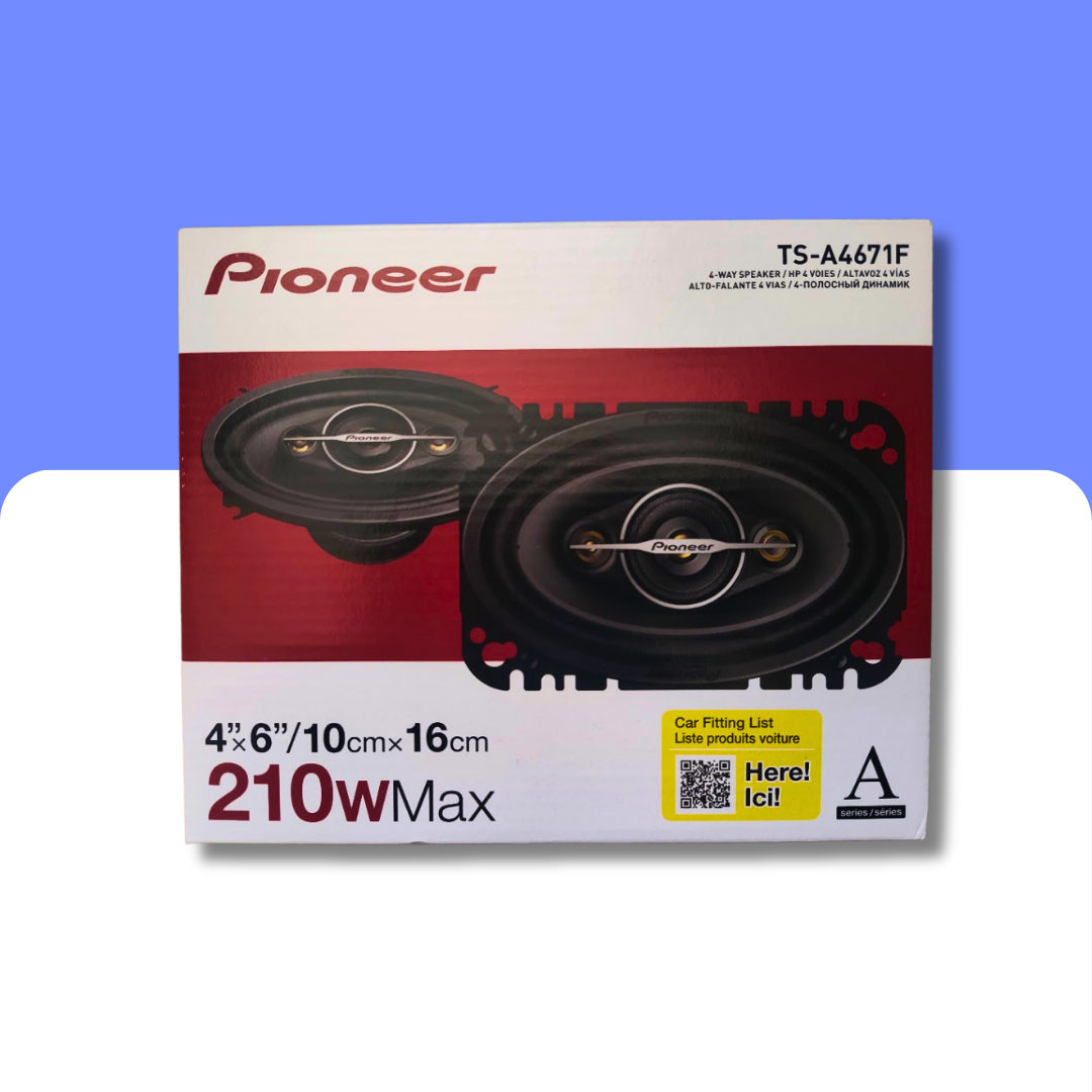 Pioneer TS-A4671F 4 x 6" 4 Way 210 Watt Coaxial speakers (PAIR) - Image 7