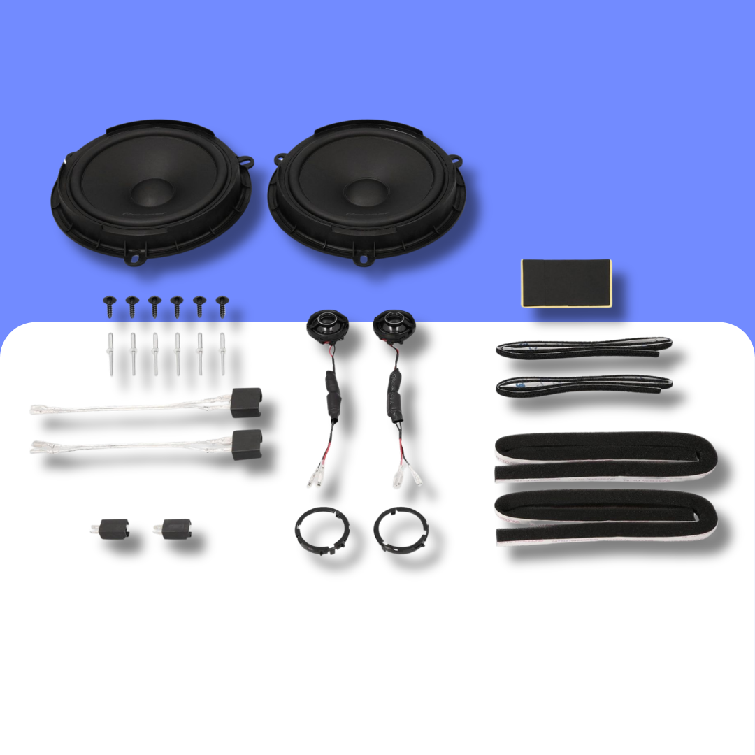 Pioneer Perfect Fit TS-Q160C-FD 165mm component speaker set for Ford and Mazda - Image 3