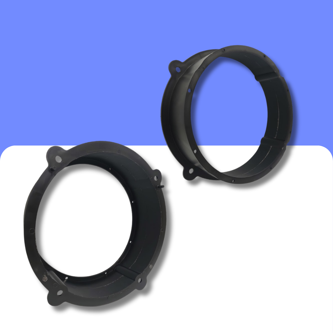 Audi TT (06-14) Q7 (05-15) 200mm front door speaker adapter panels rings - Image 2