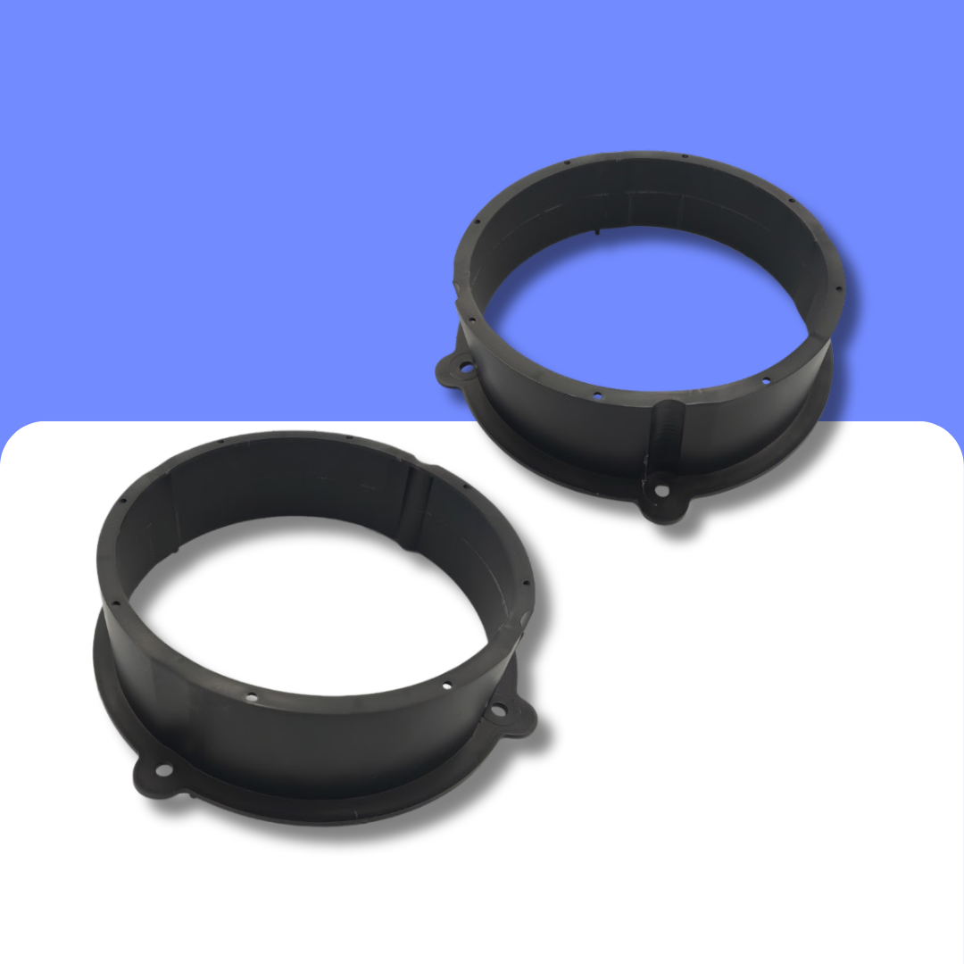 Audi TT (06-14) Q7 (05-15) 200mm front door speaker adapter panels rings - Image 3