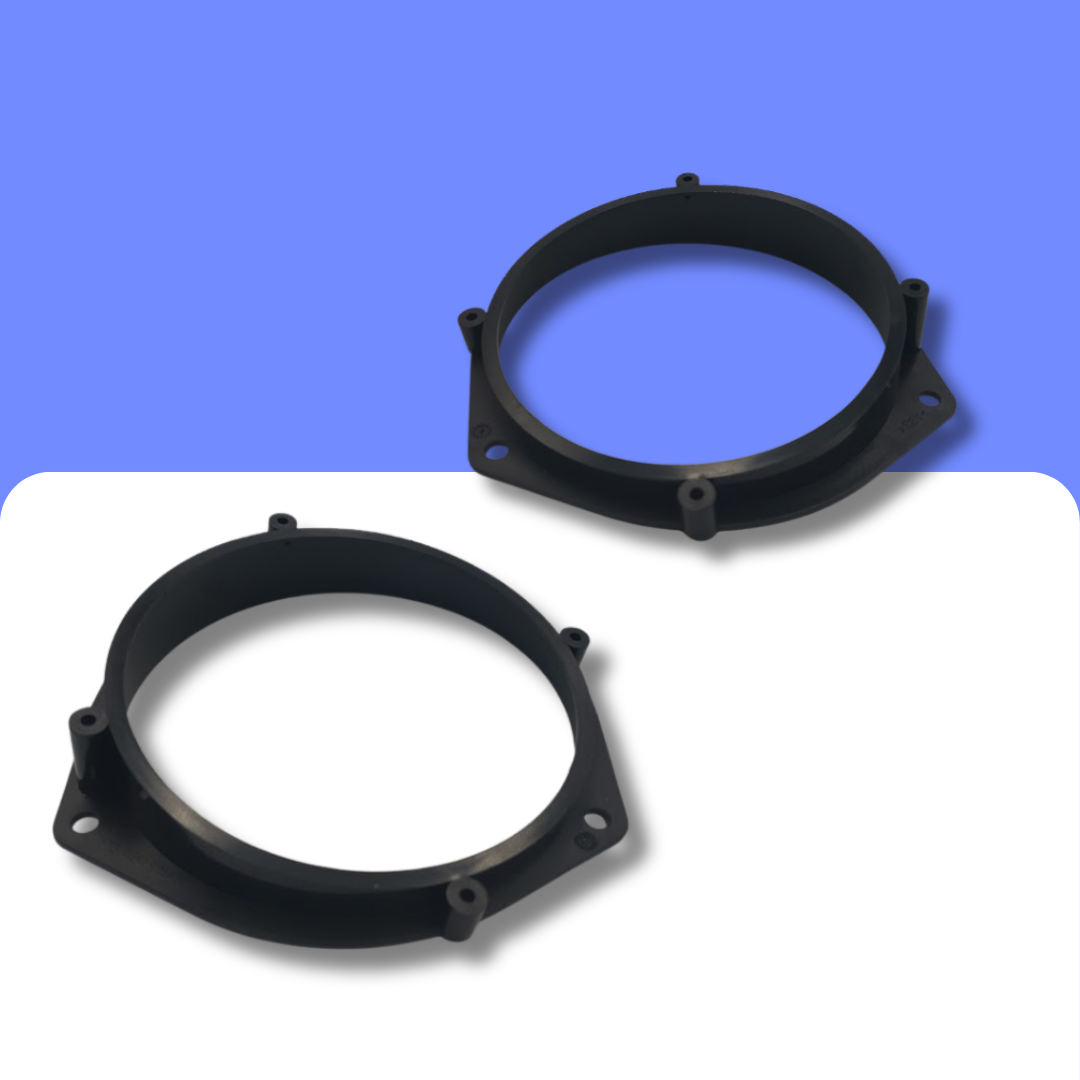 Fiat Doblo, Fiorino Front Door and Vauxhall/Opel Rear Door 130mm speaker adapter panels rings - Image 3