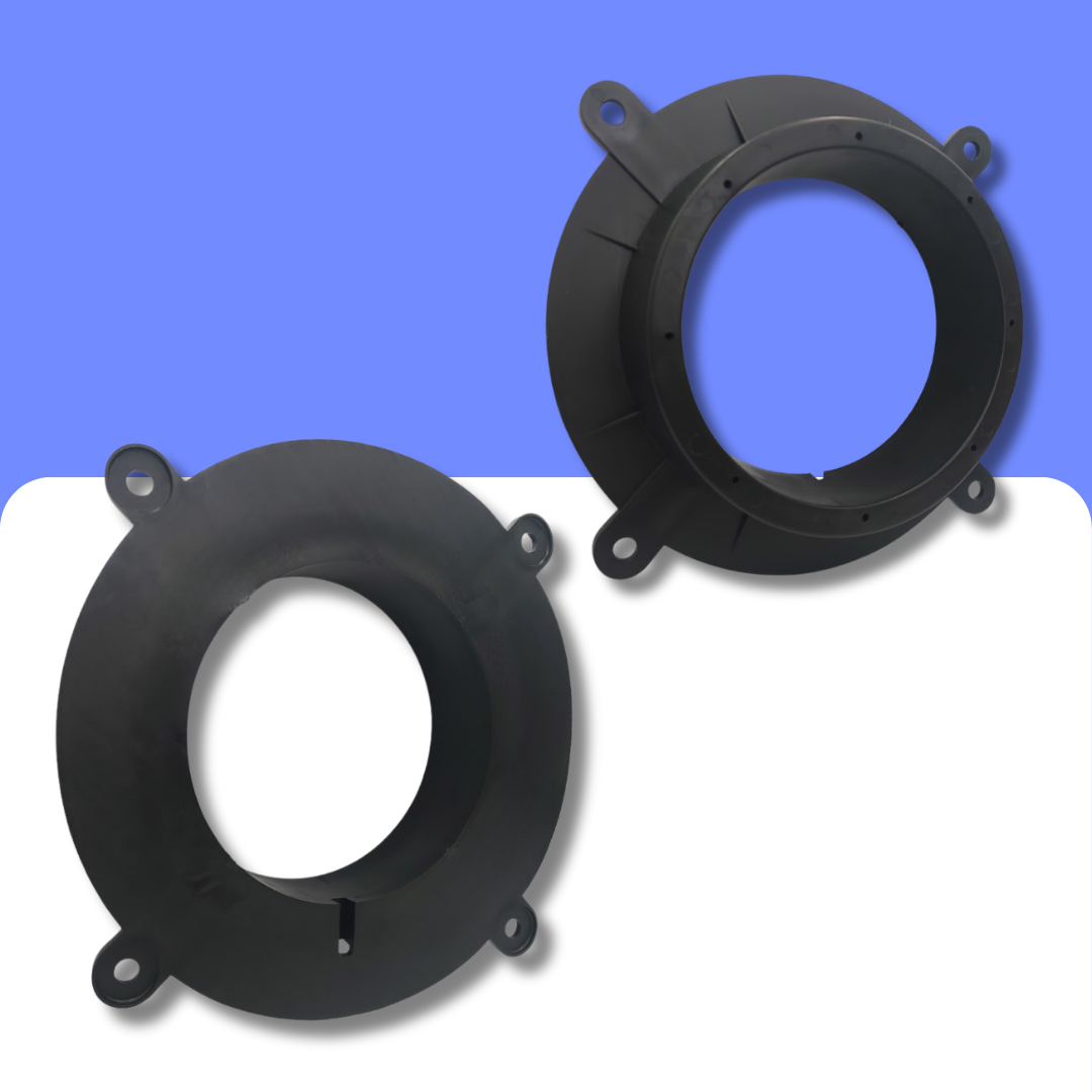 Mazda 3, 6, CX-5 and CX-9 165mm front door speaker adapter panels rings - Image 2