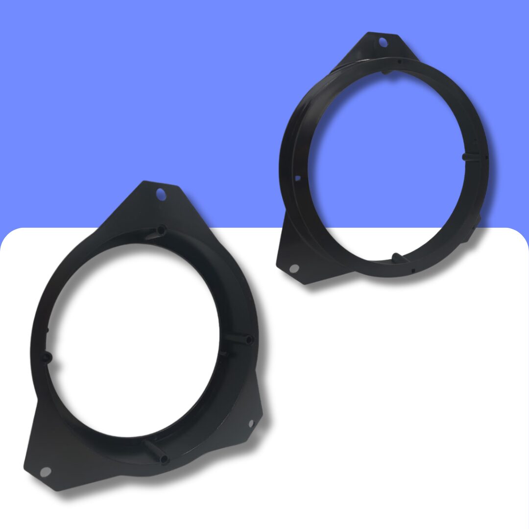 Citroen Berlingo and Peugeot Partner 2008-2018 Front Door 165mm speaker adapter panels rings - Image 2