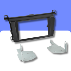 Toyota RAV4 XA40 (2013-2018) Double DIN car radio fascia adapter panel (MATT BLACK)